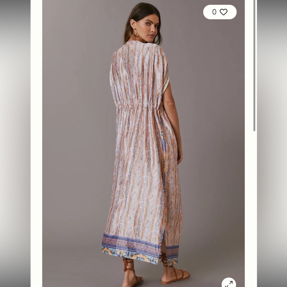 Anthropologie Silky snake kimono duster - One Size